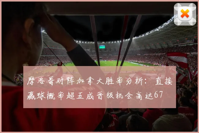 摩洛哥对阵加拿大胜率分析：直接赢球概率超五成晋级机会高达67